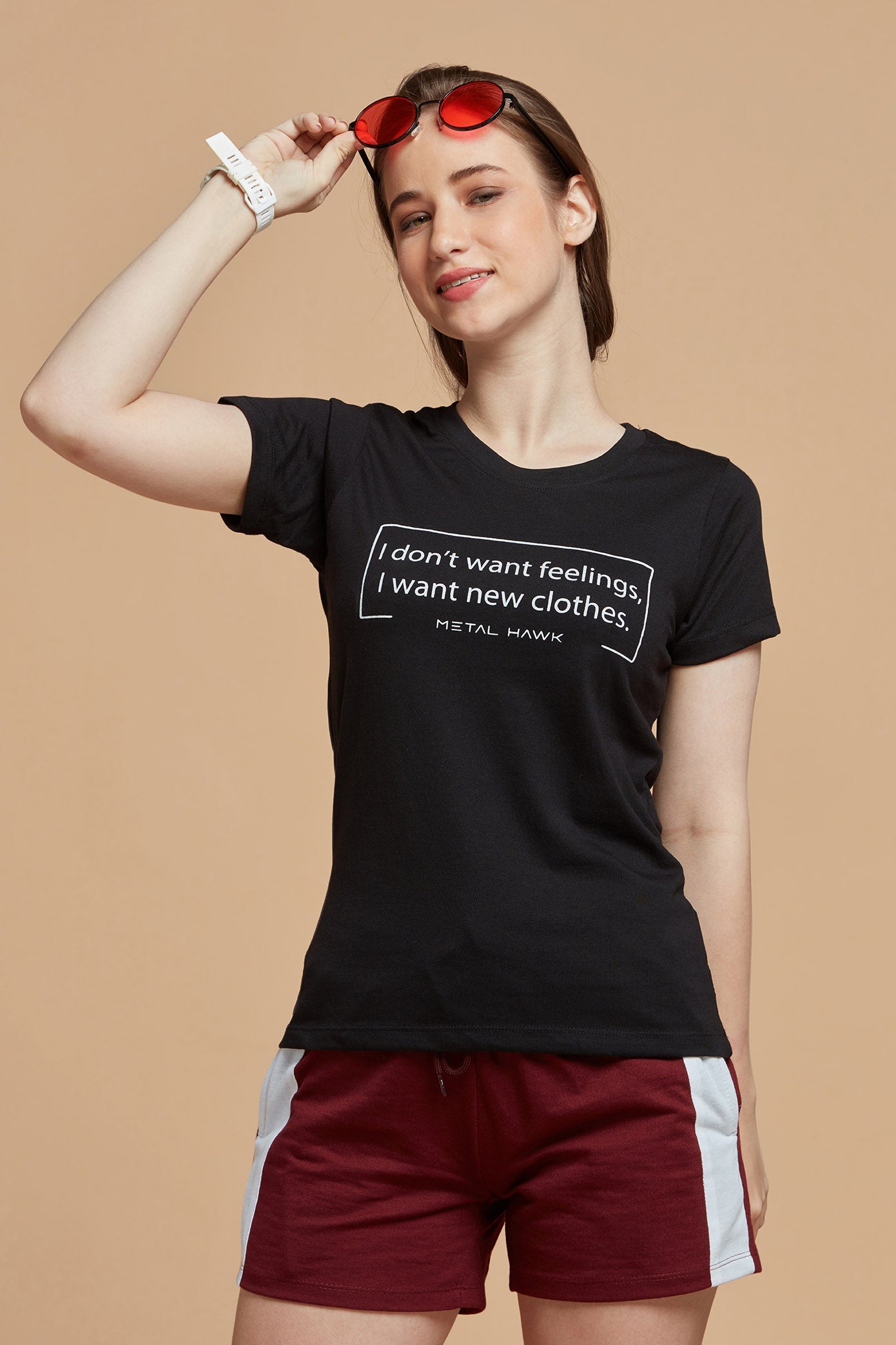 Black T-shirt for Women